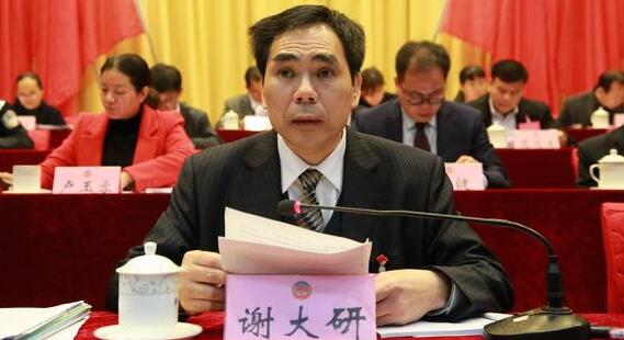 謝大研被查，曾任來賓市人大副主任、忻城縣委書記，市委副秘書長(謝大研簡歷圖)